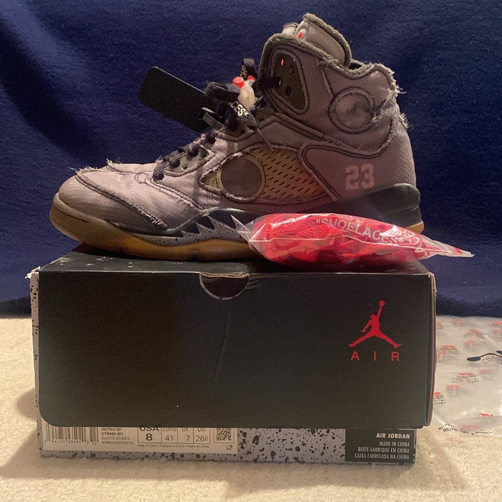 Jordan 5 Off-White Muslin Size 8